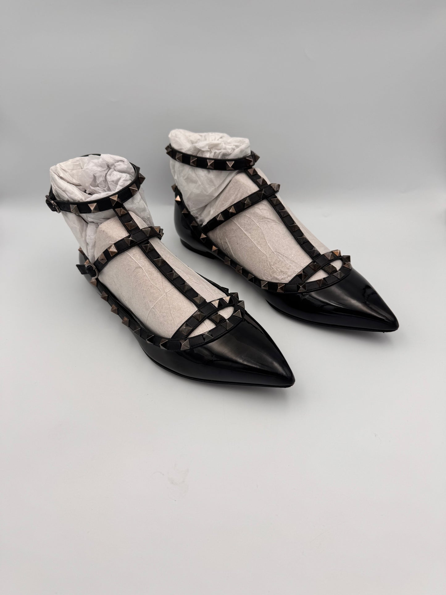 Valentino Studded Flats Size 39.5