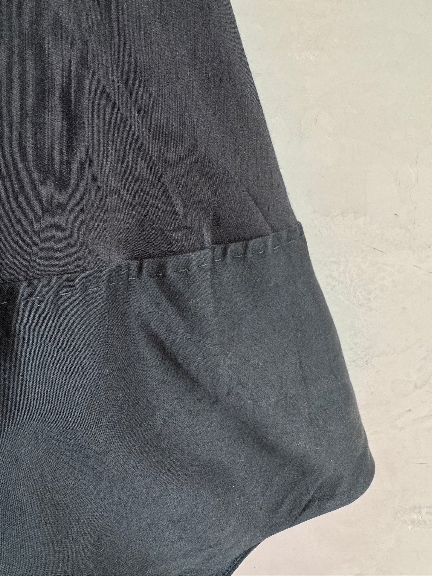 Coast Black Midi Skirt with Belt - size 8