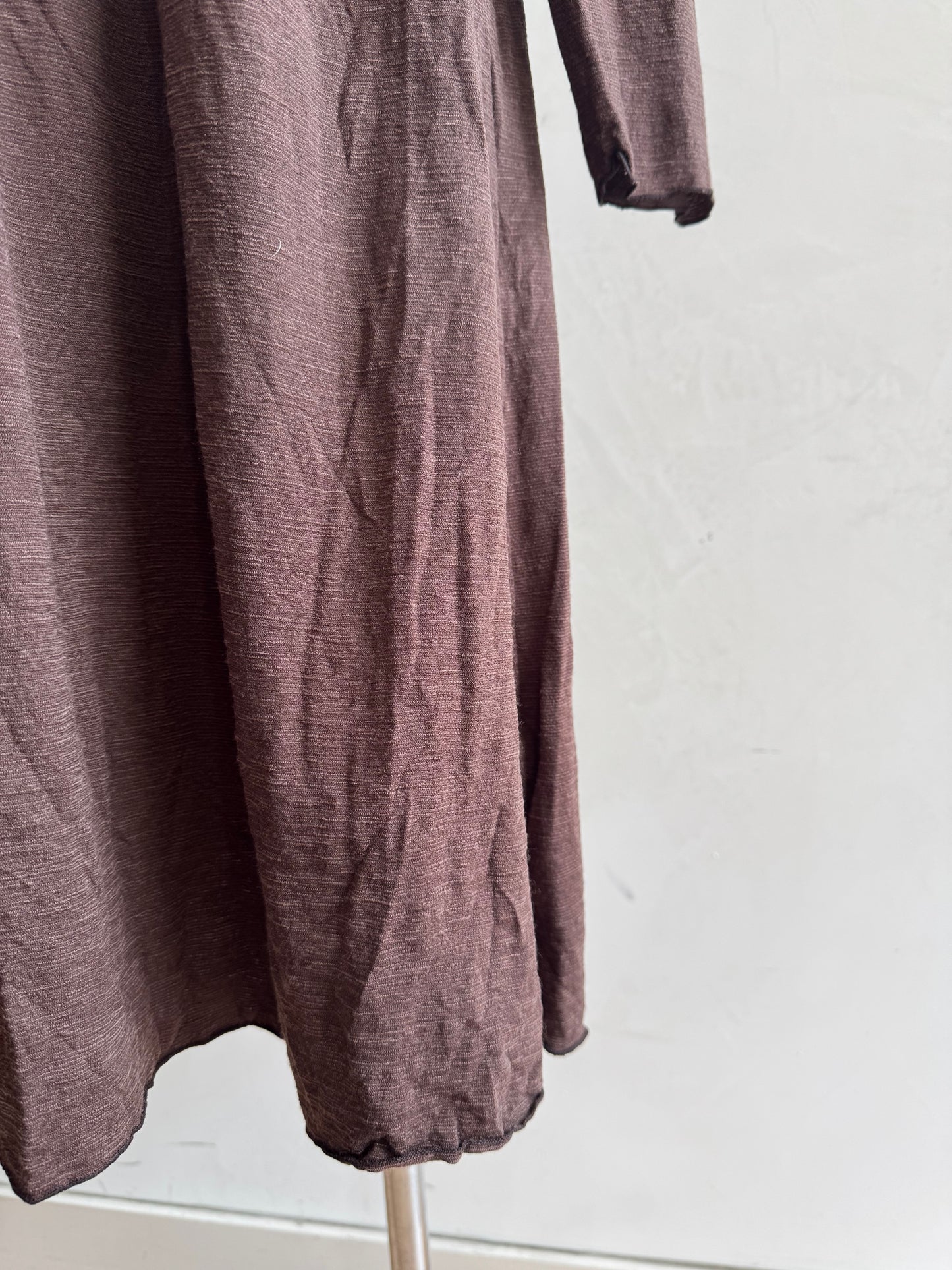 Vigorella brown long sleeve dress - Size S