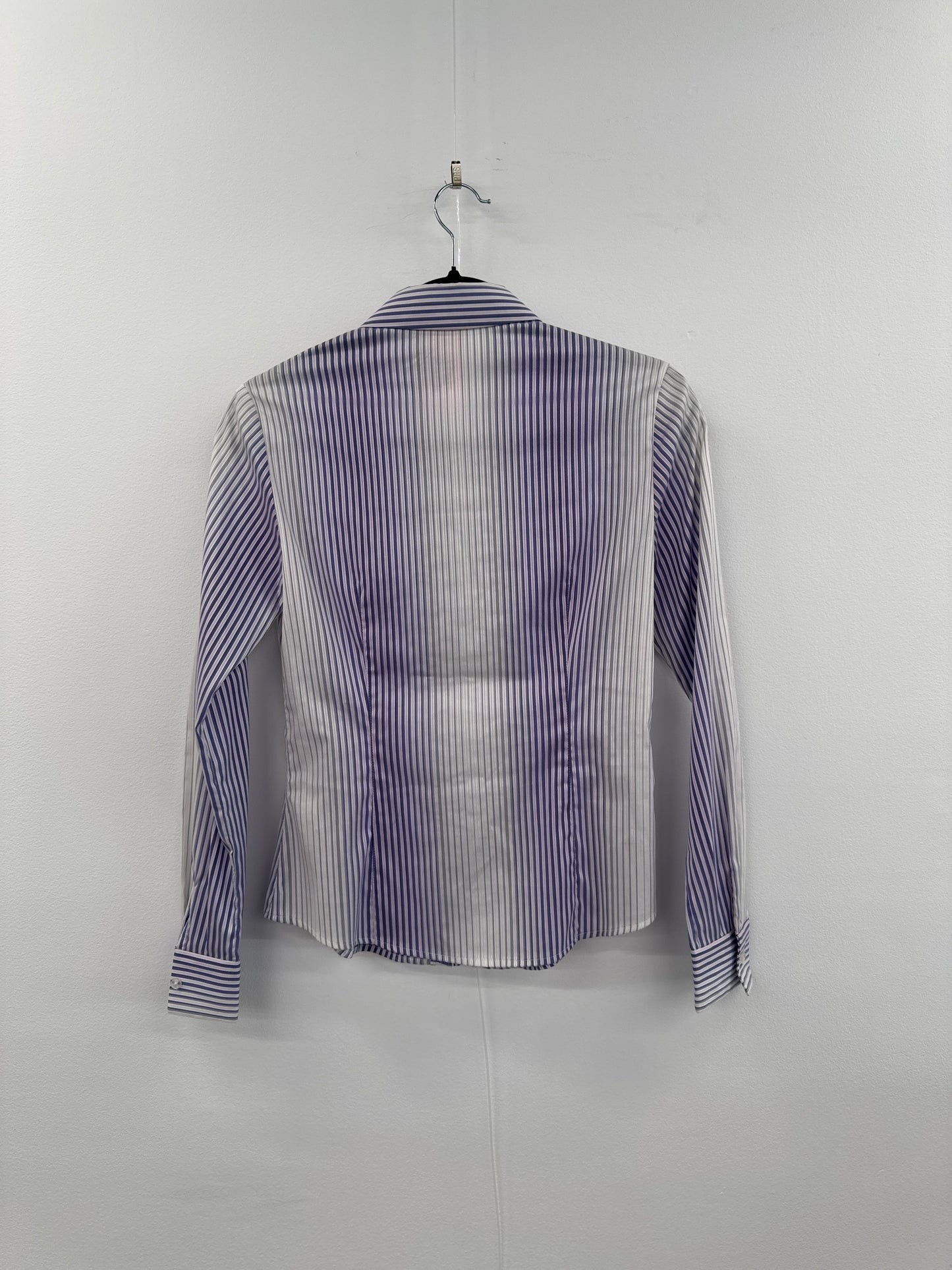 G2000 Purple Striped Shirt With Frills - Size 36