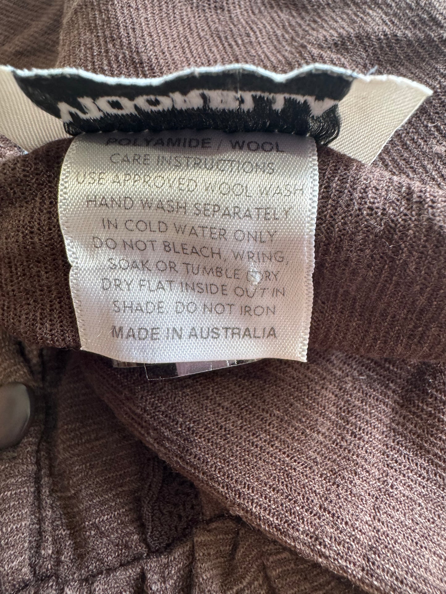 Vigorella brown long sleeve dress - Size S