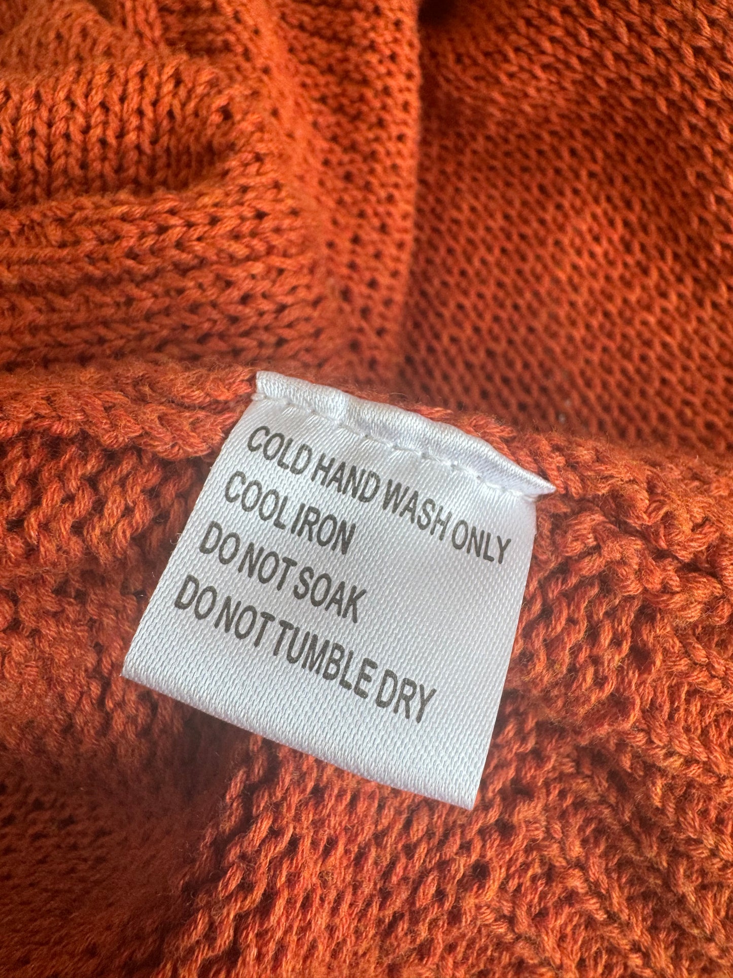 Alivegirl Rust Knit Top - size 12