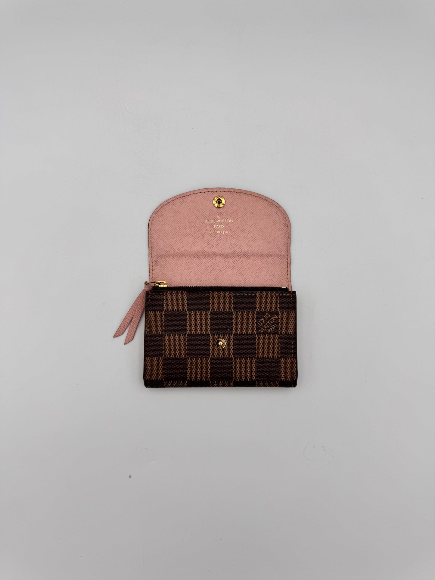 LOUIS VUITTON Damier Rosalie Pink Compact Wallet