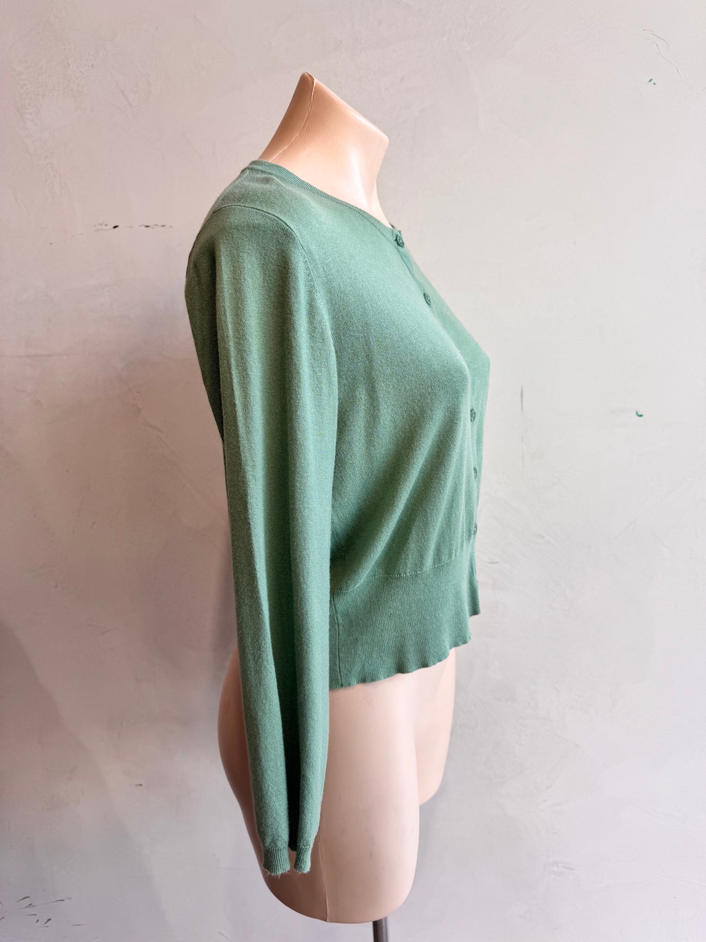 Veronika Maine green cardigan - size L