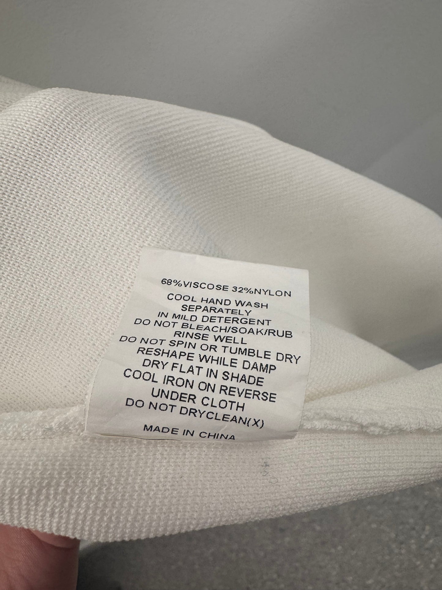 Feathers White Cardigan - Size S