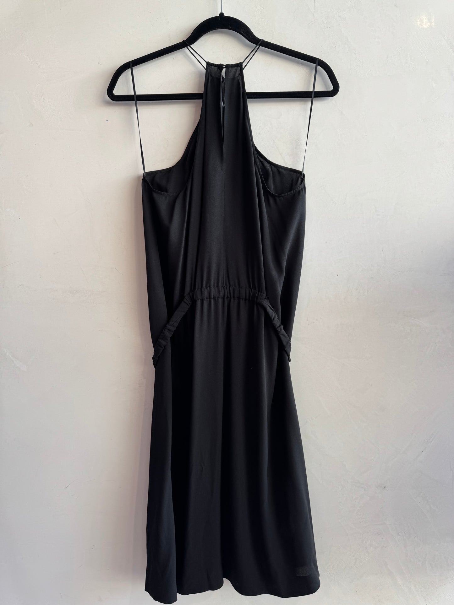Dion Lee Black Silk Dress - size 10