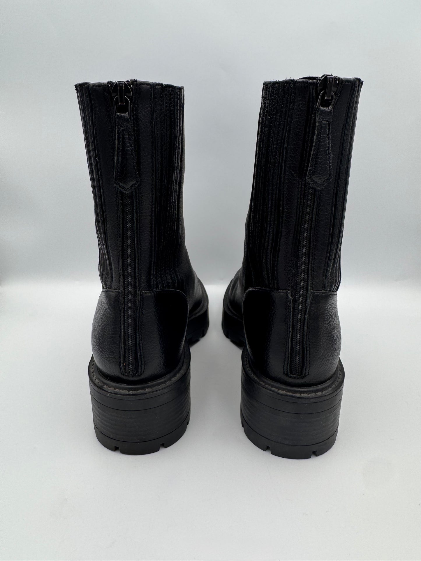 AQUAZZURA Black Chunky Boots Size 38