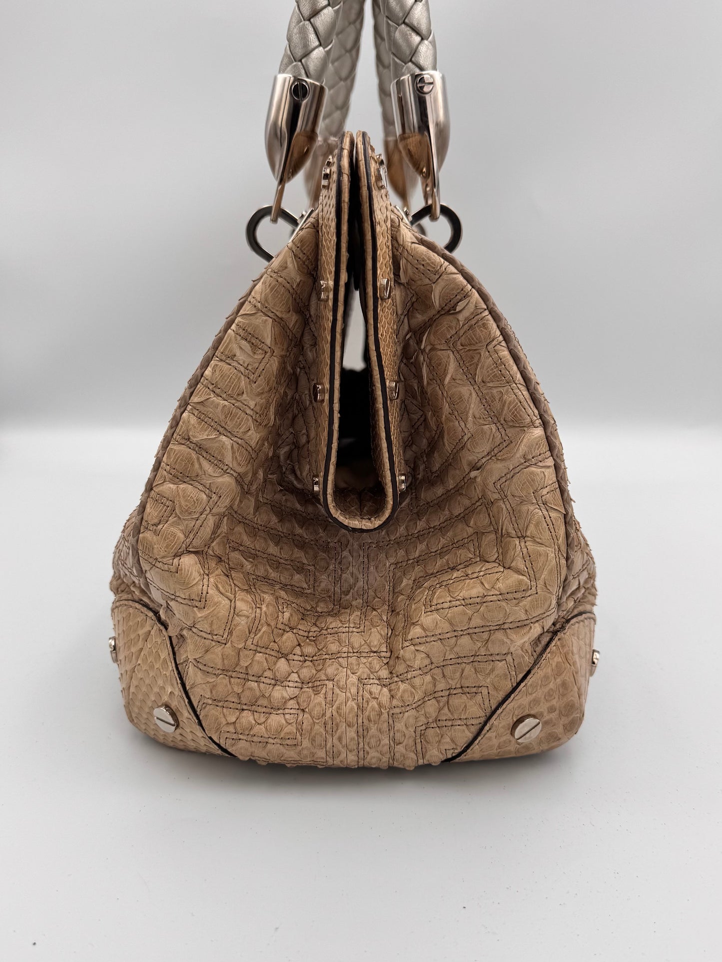 Vintage Gianni Versace Python Handbag