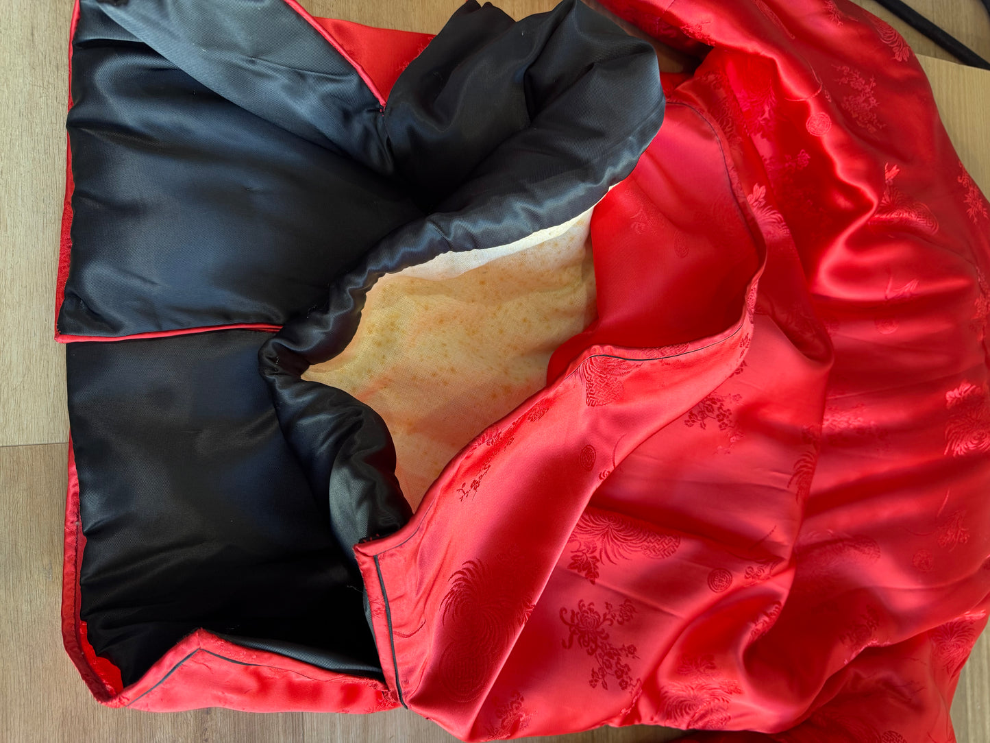 Vintage Silver Lake red Chinese jacket - size S