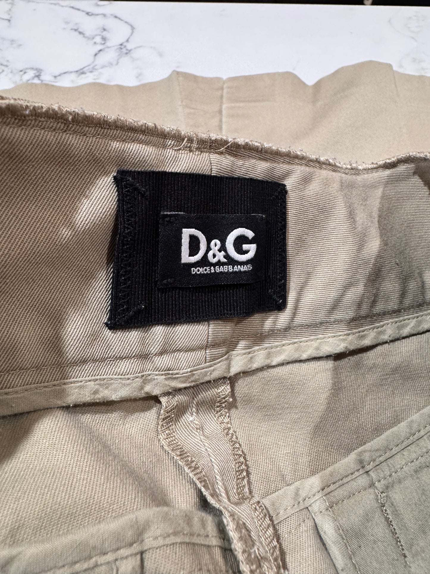 Dolce & Gabbana D&G Beige Chino Skirt - size M/L