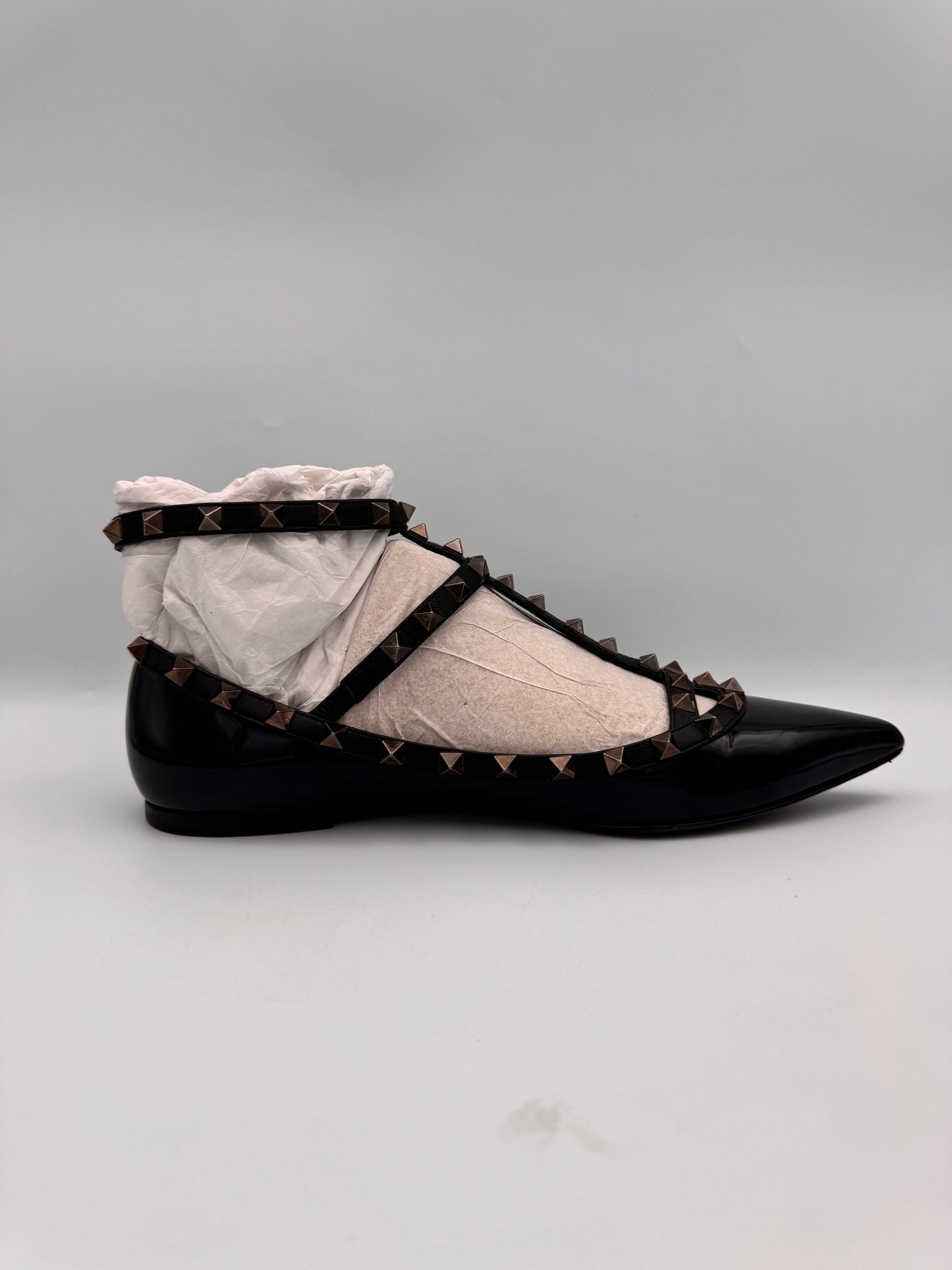 Valentino Studded Flats Size 39.5