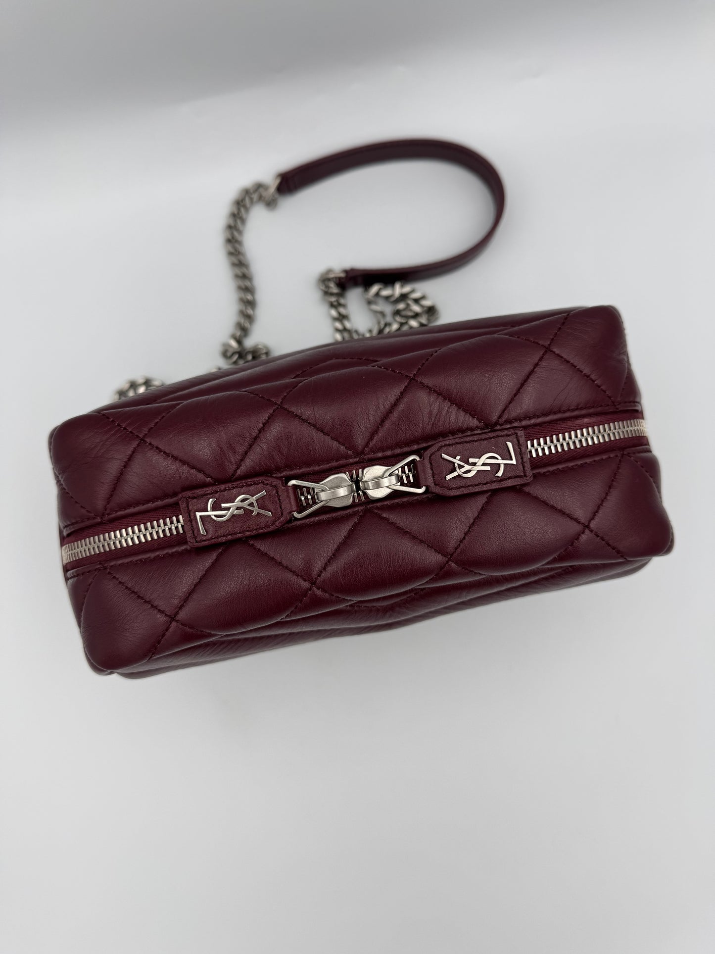 YVES SAINT LAURENT Burgundy Lou Lou Bag