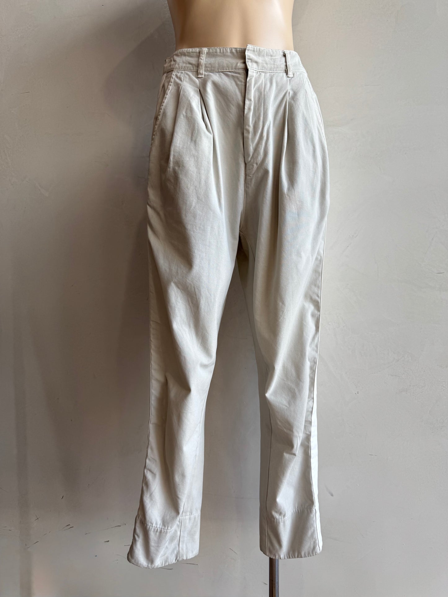 Bassike Beige pants size 1