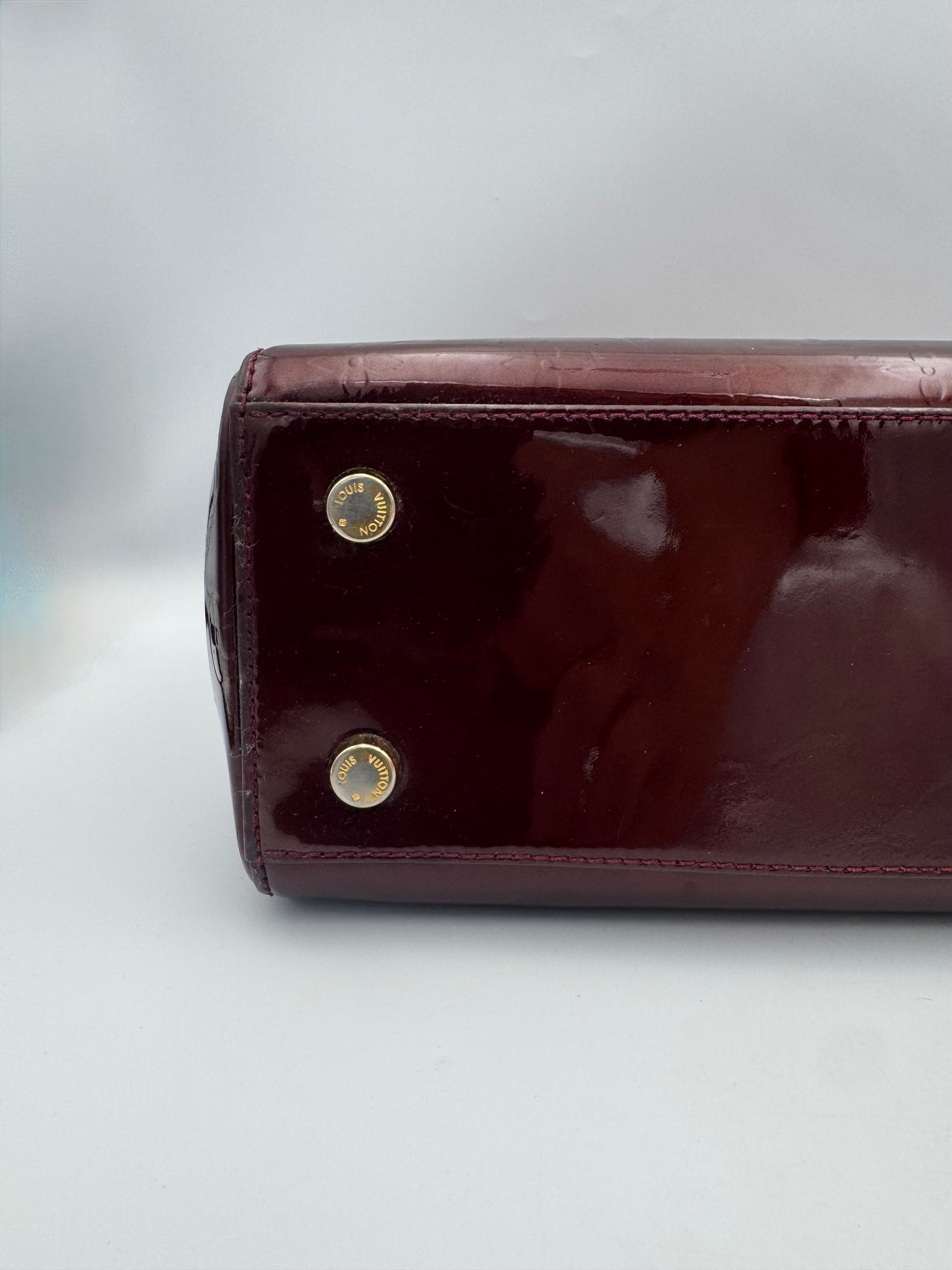 LOUIS VUITTON 2012 Monogram Vernis Brea MM Satchel