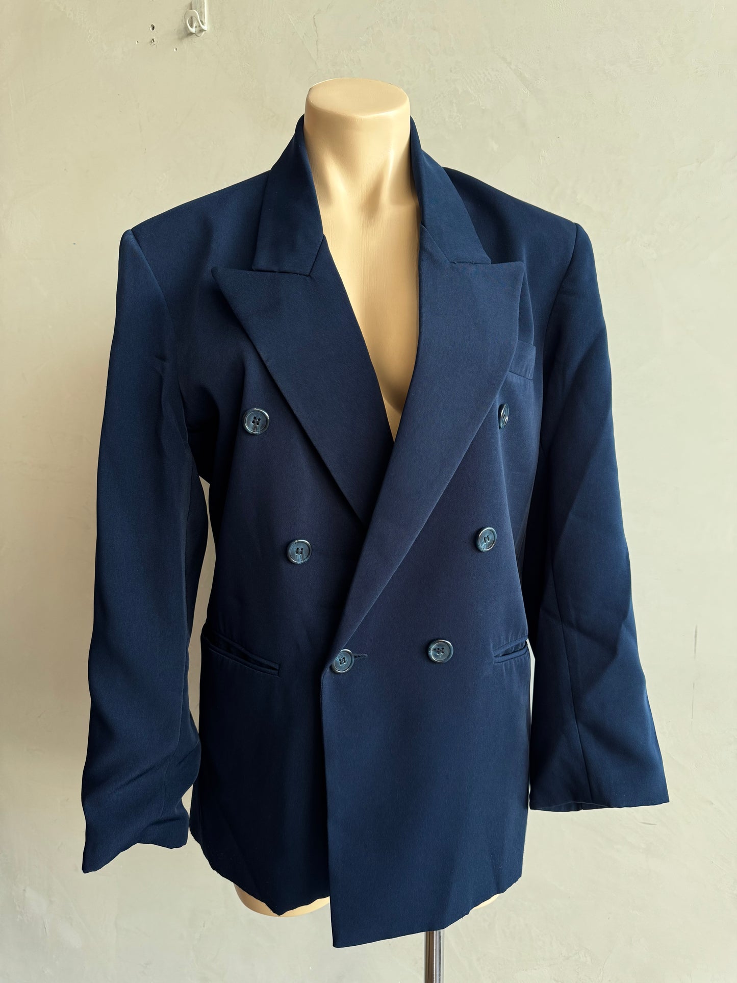 Vintage Sunrise navy blue blazer - size S