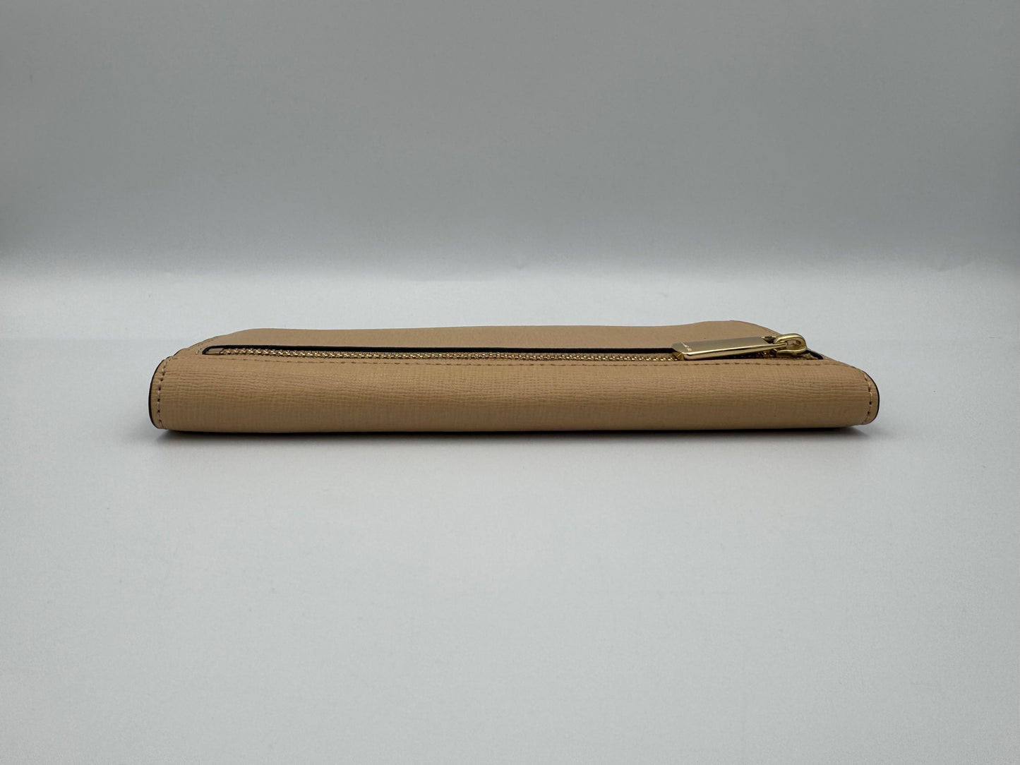 Coach Saffiano Wallet Tan