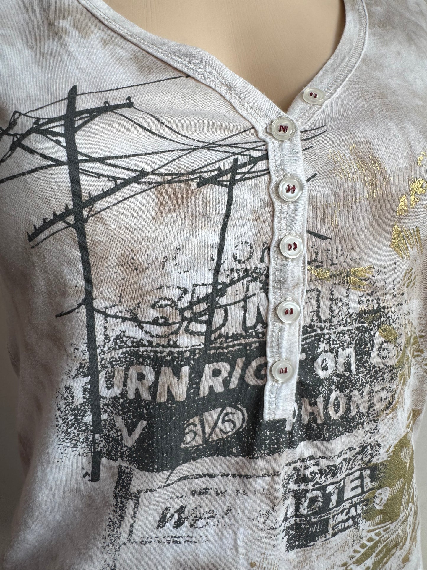 Fox Company Tie Dye T-shirt - size S