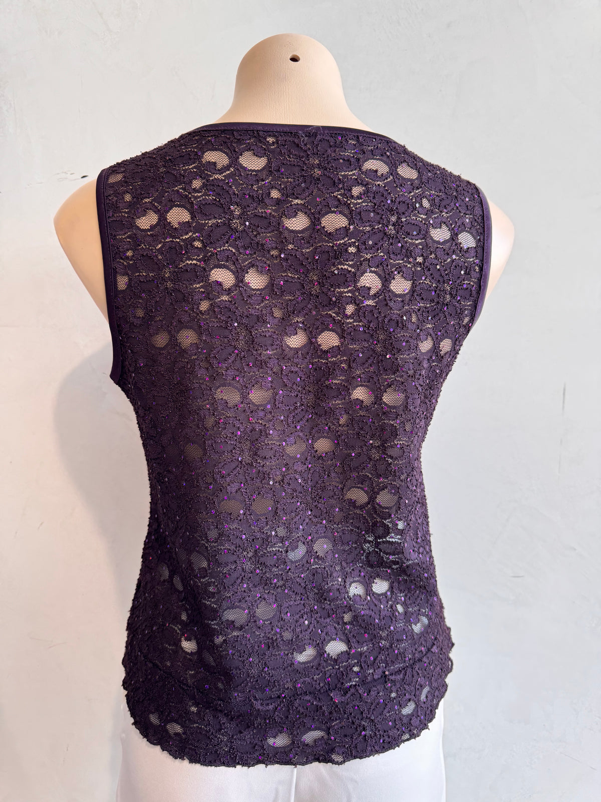 Purple Lace Cami - size M/L