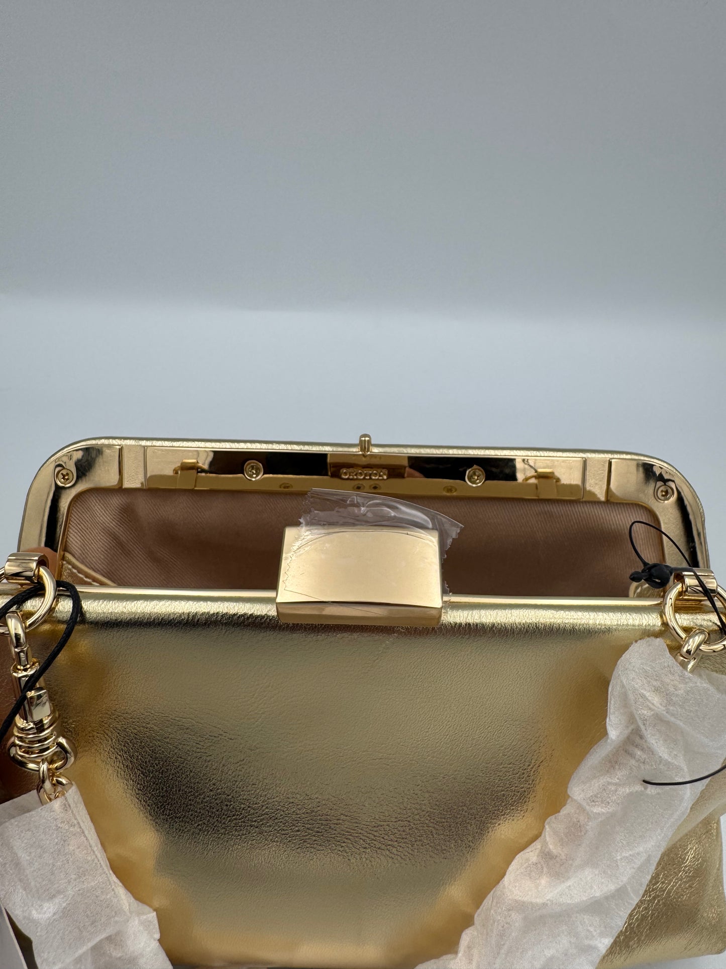 OROTON Gold Clutch