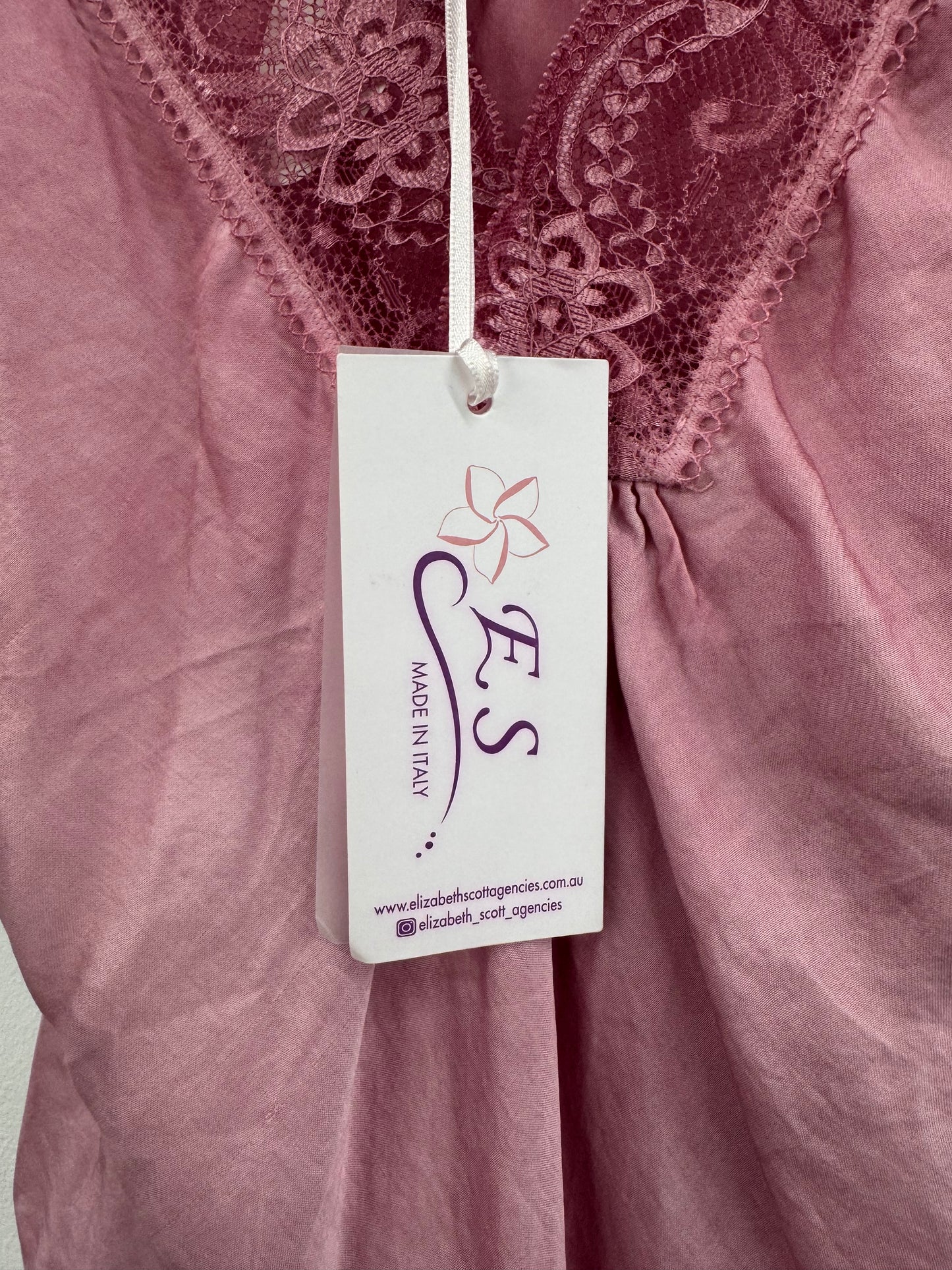 ES Pink Lace Cami - OS