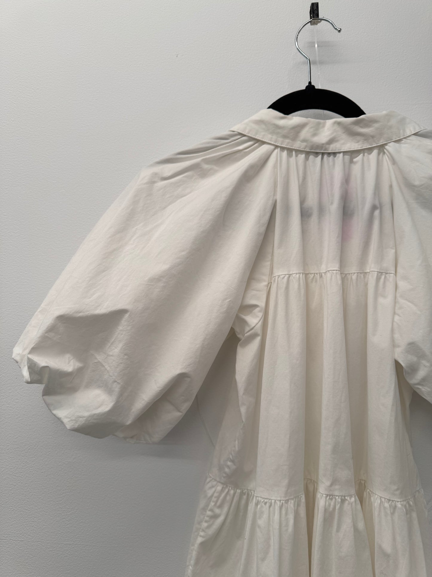 Witchery White Tiered Mini Dress - size 6