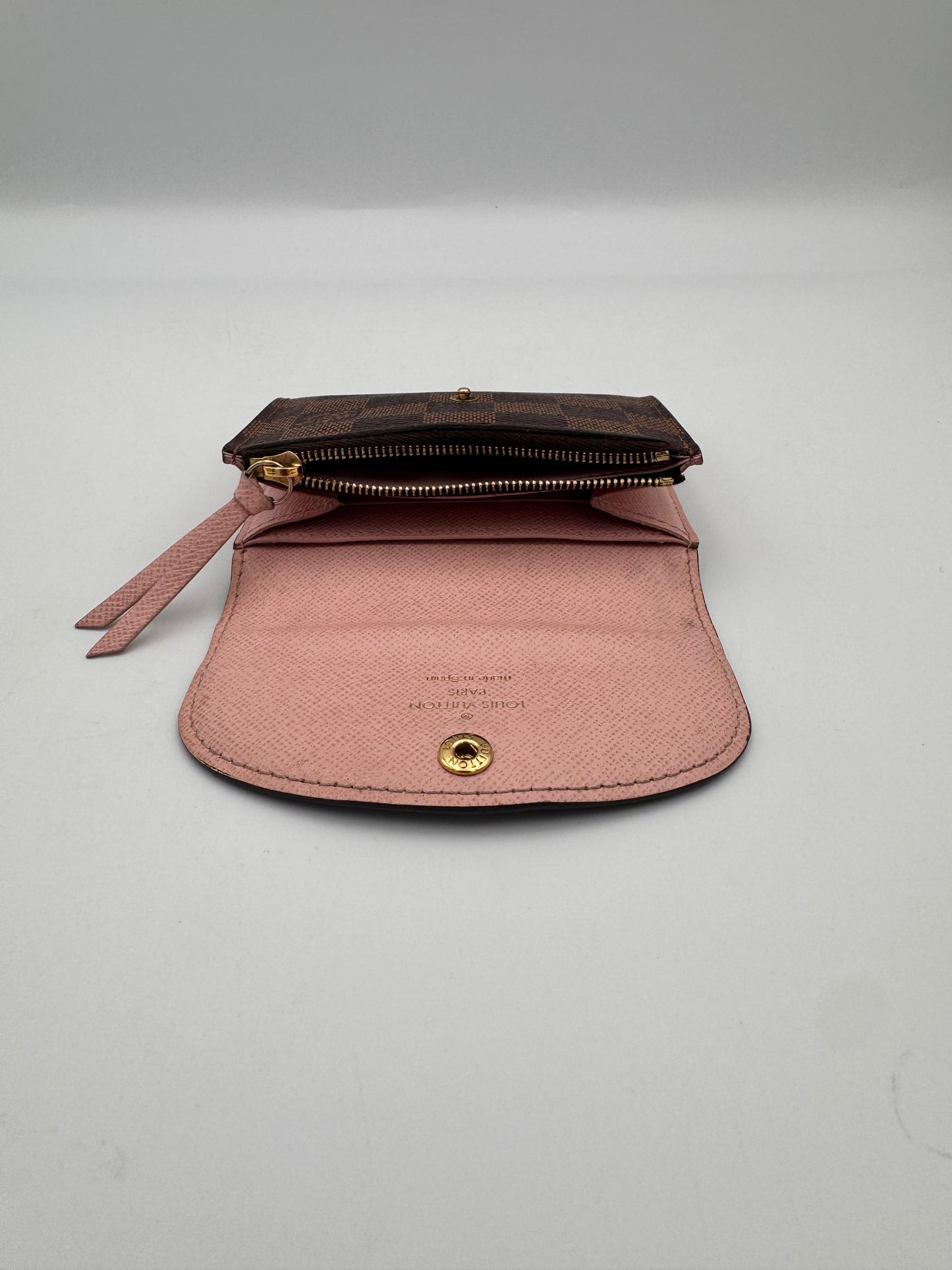 LOUIS VUITTON Damier Rosalie Pink Compact Wallet