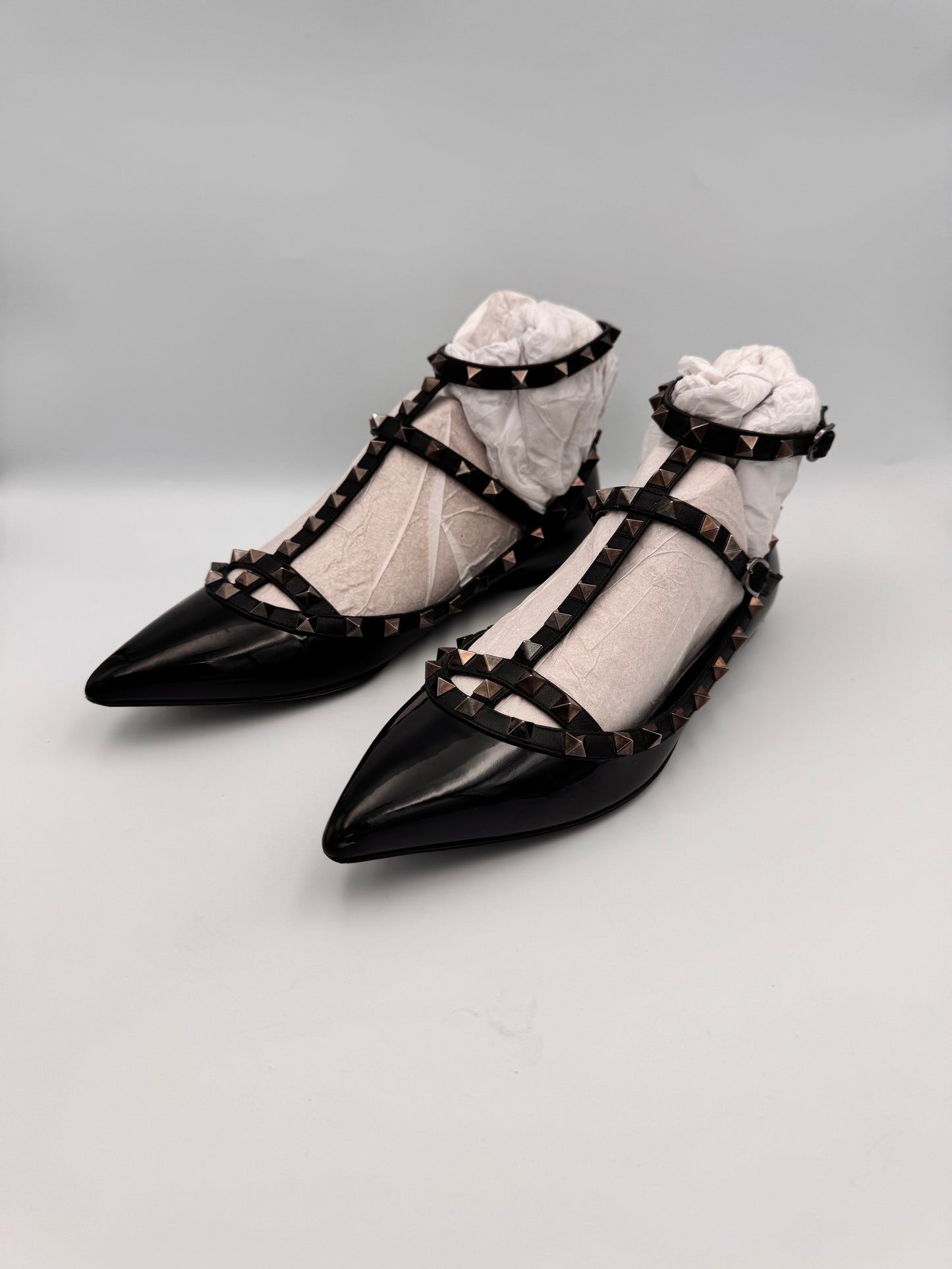 Valentino Studded Flats Size 39.5