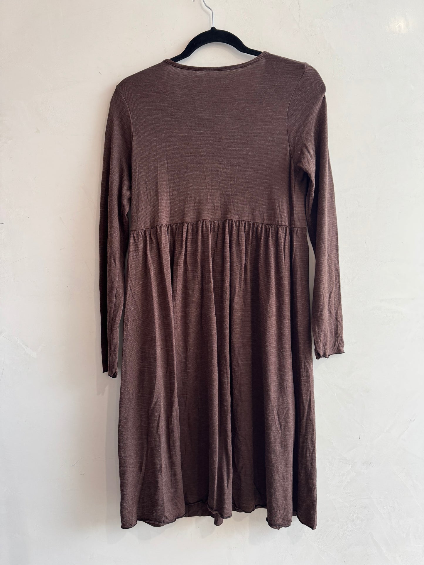 Vigorella brown long sleeve dress - Size S