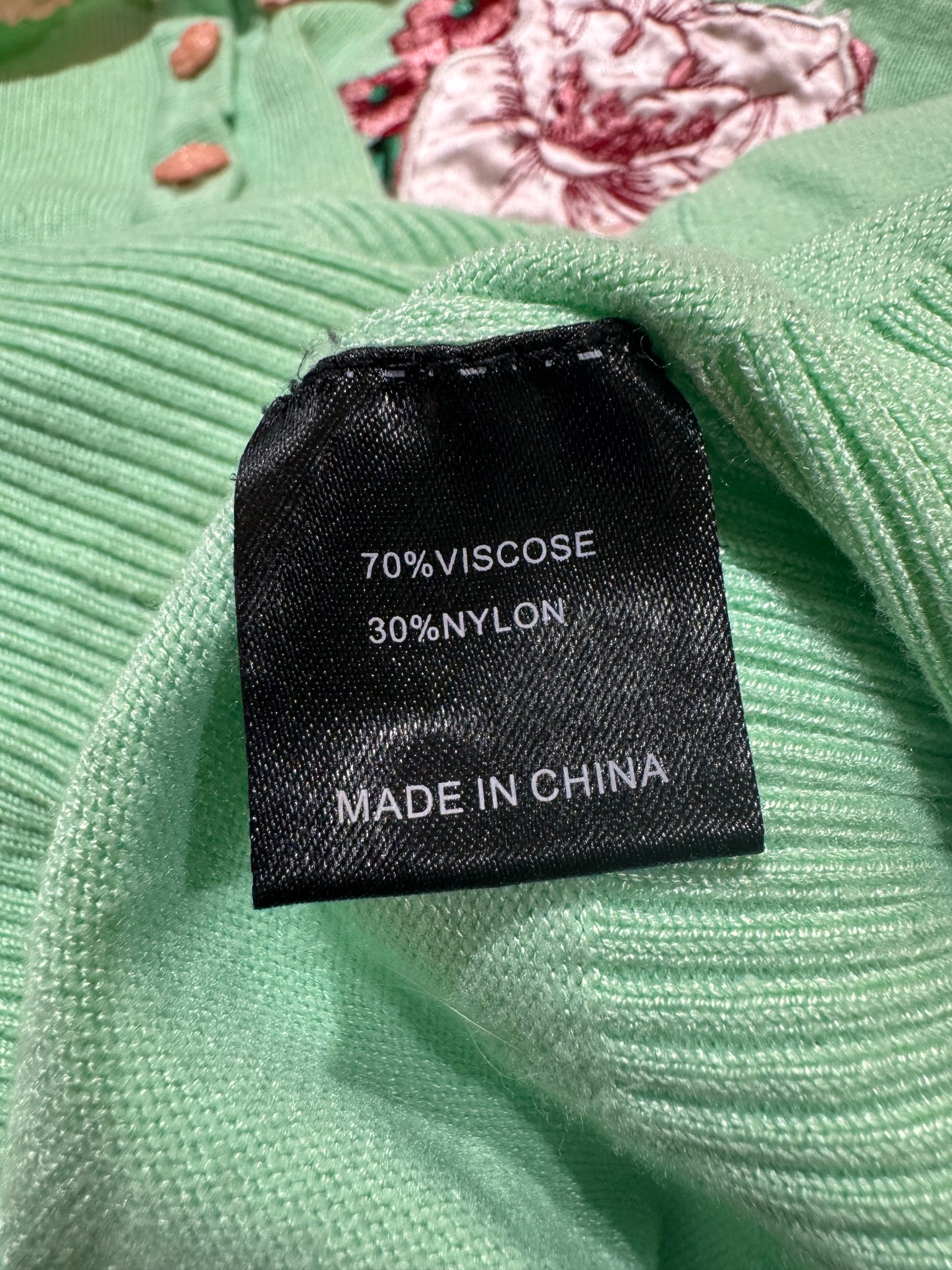 Voodoo Vixen green cardigan - size M