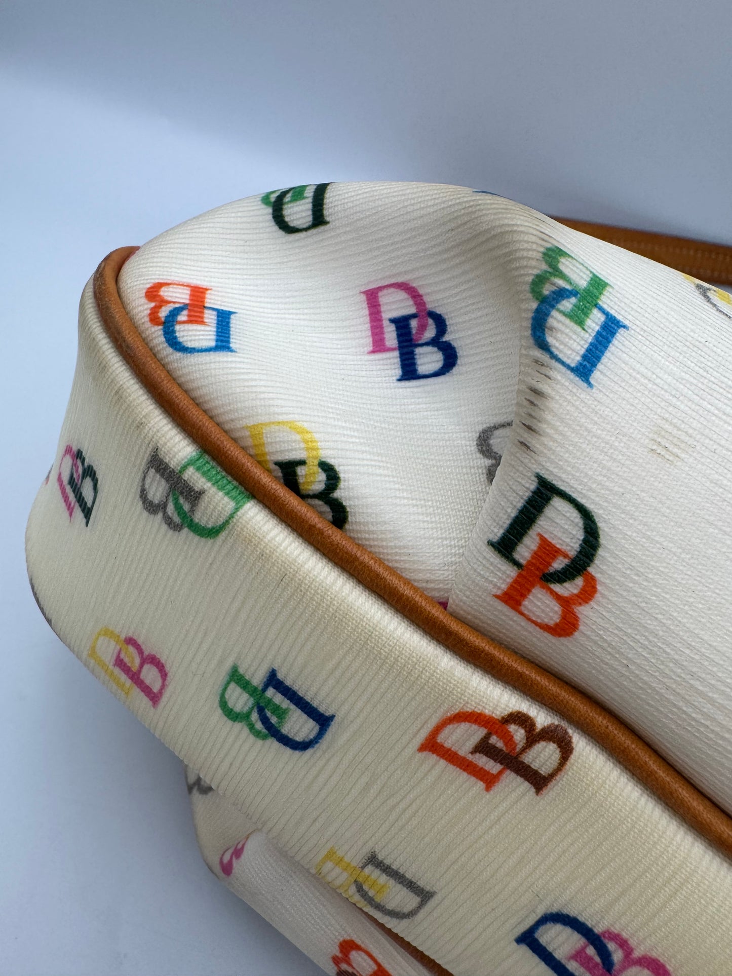 Vintage Dooney & Bourke monogram shoulder bag