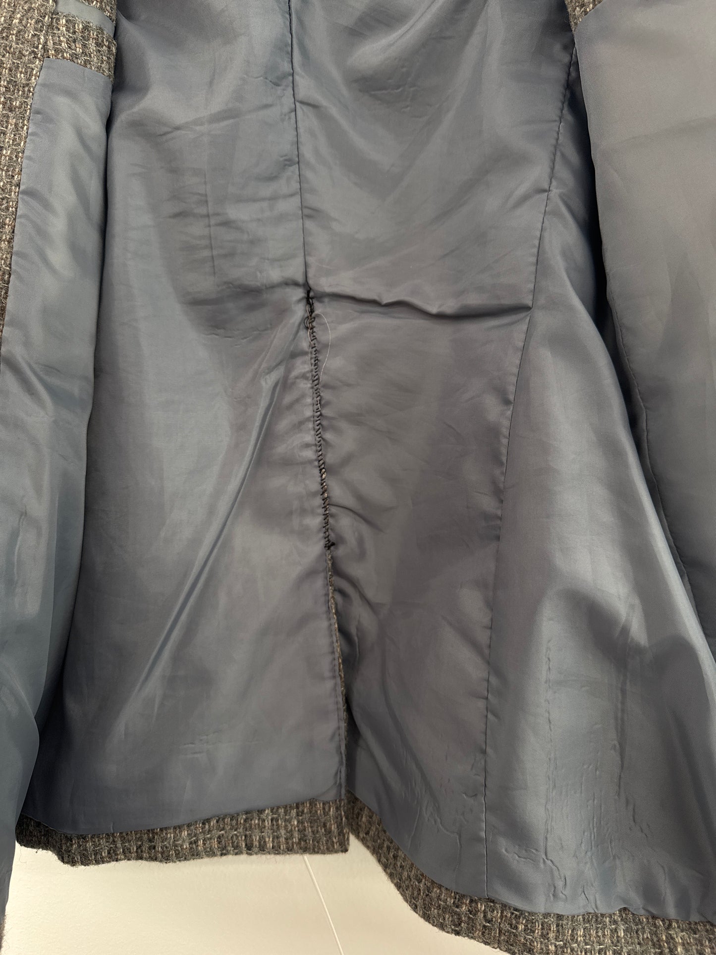 Vintage St. Martin Grey Tweed Blazer - Size 34