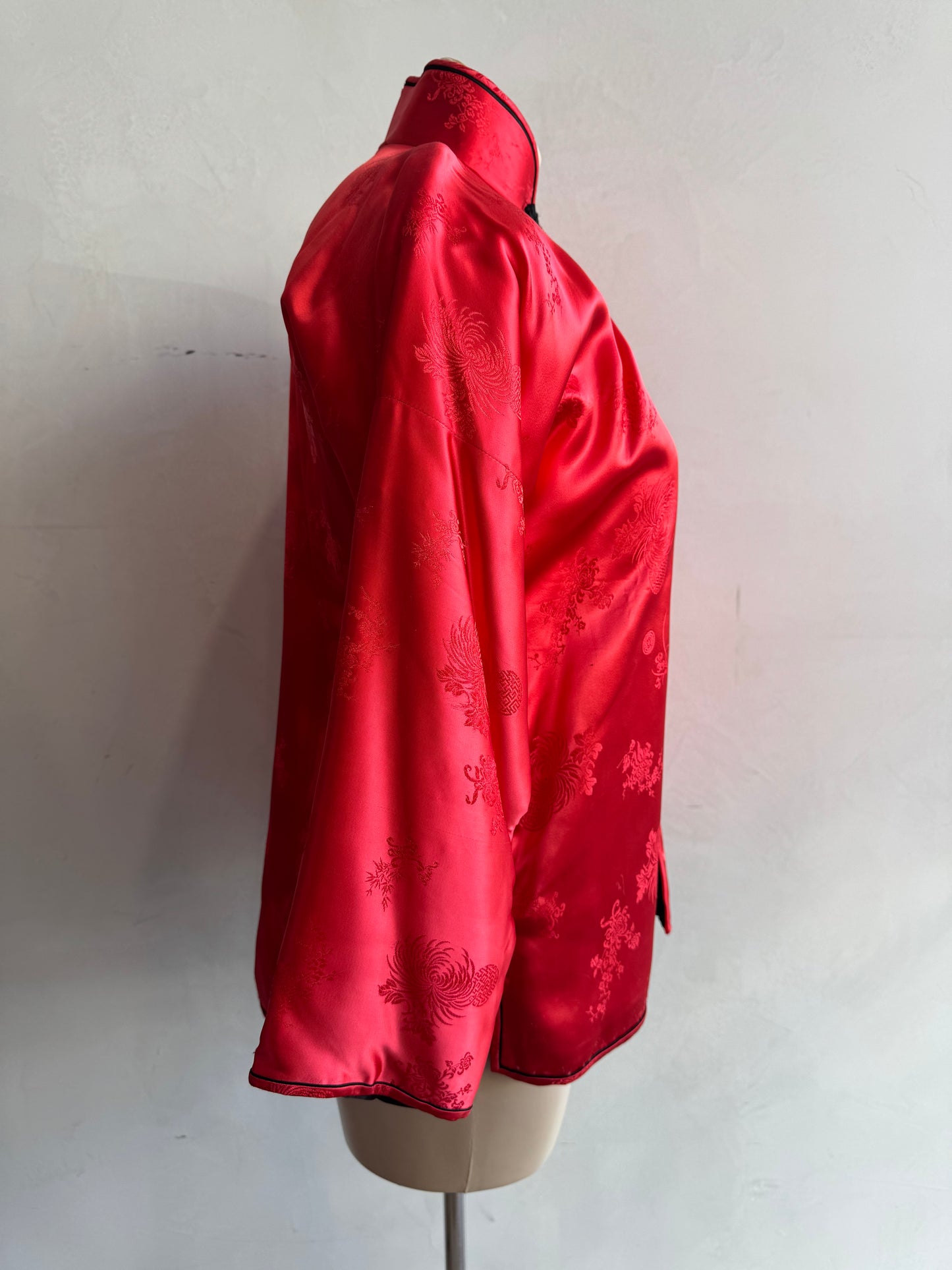 Vintage Silver Lake red Chinese jacket - size S