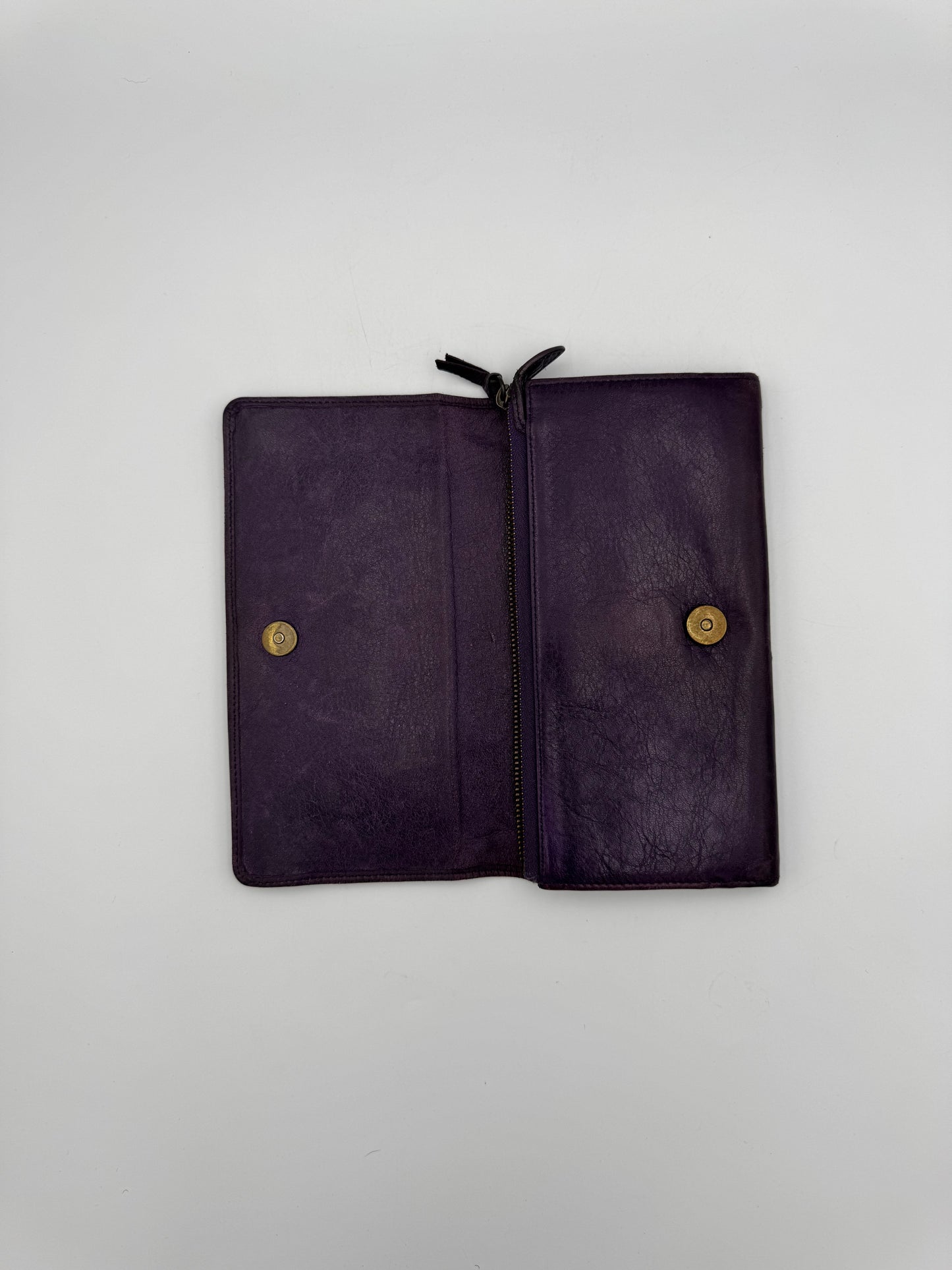 BALENCIAGA Purple Wallet