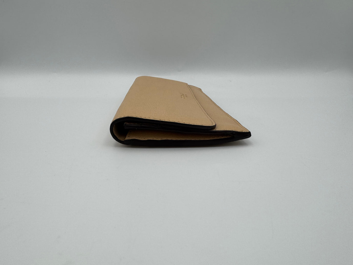 Coach Saffiano Wallet Tan