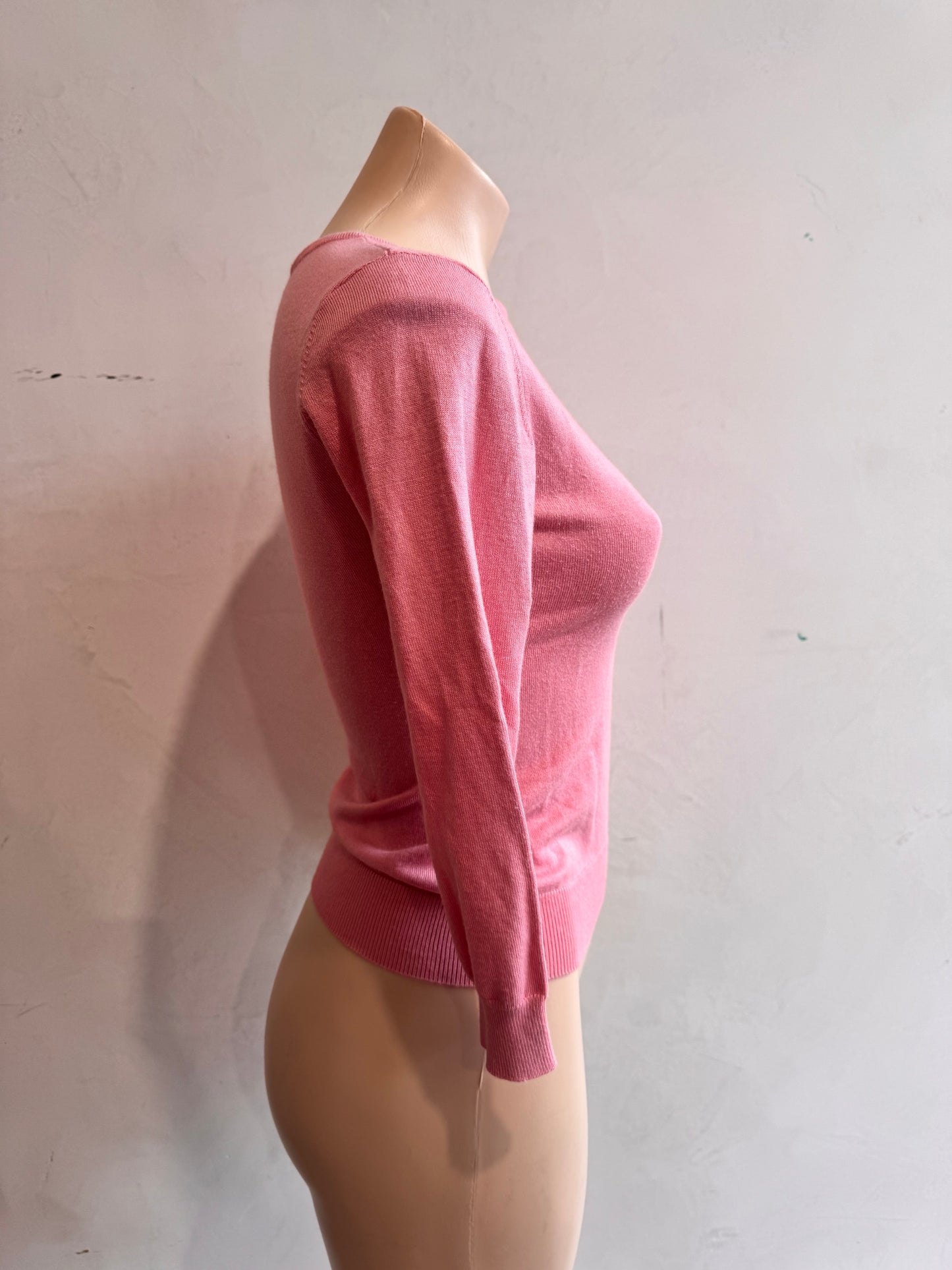 Wheels & DollBaby pink knit top - size 8