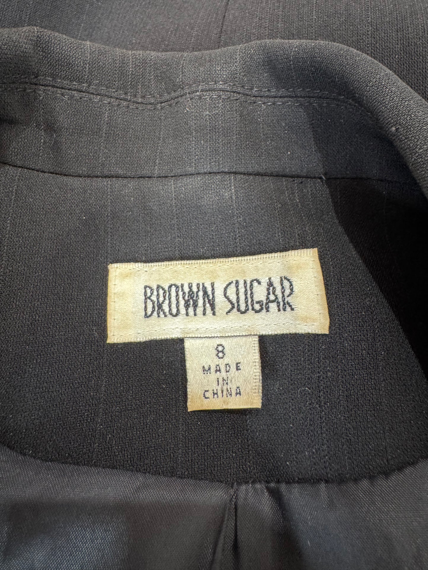 Brown Sugar Black Blazer - size 8