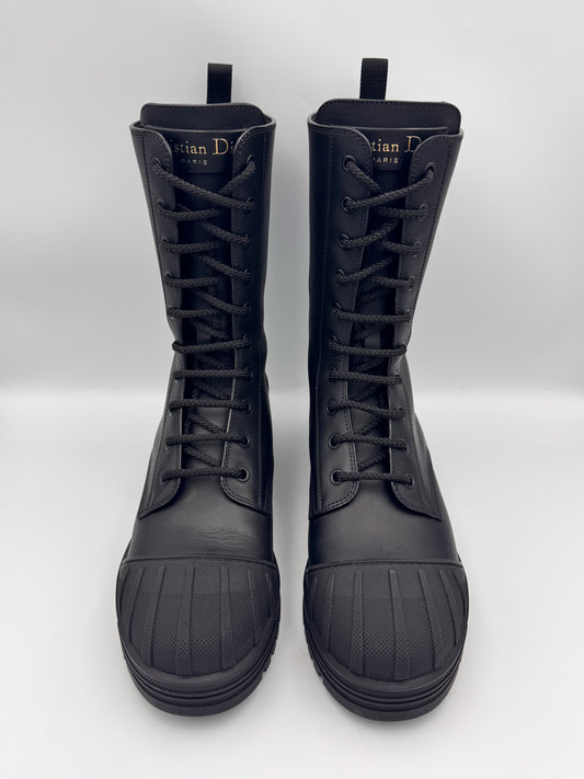 Christian Dior Lace Up Boots Size 38.5