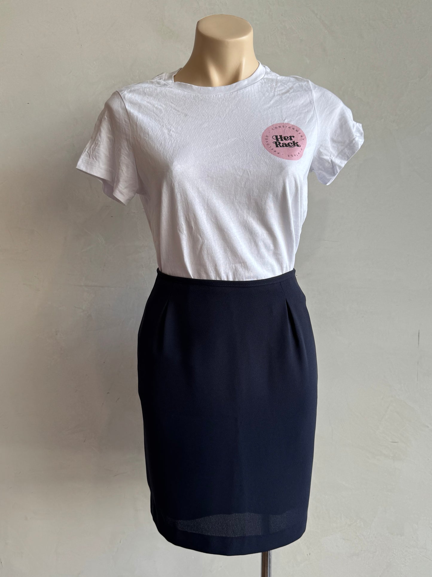 Vintage Table Eight Navy Mini Skirt - size XS