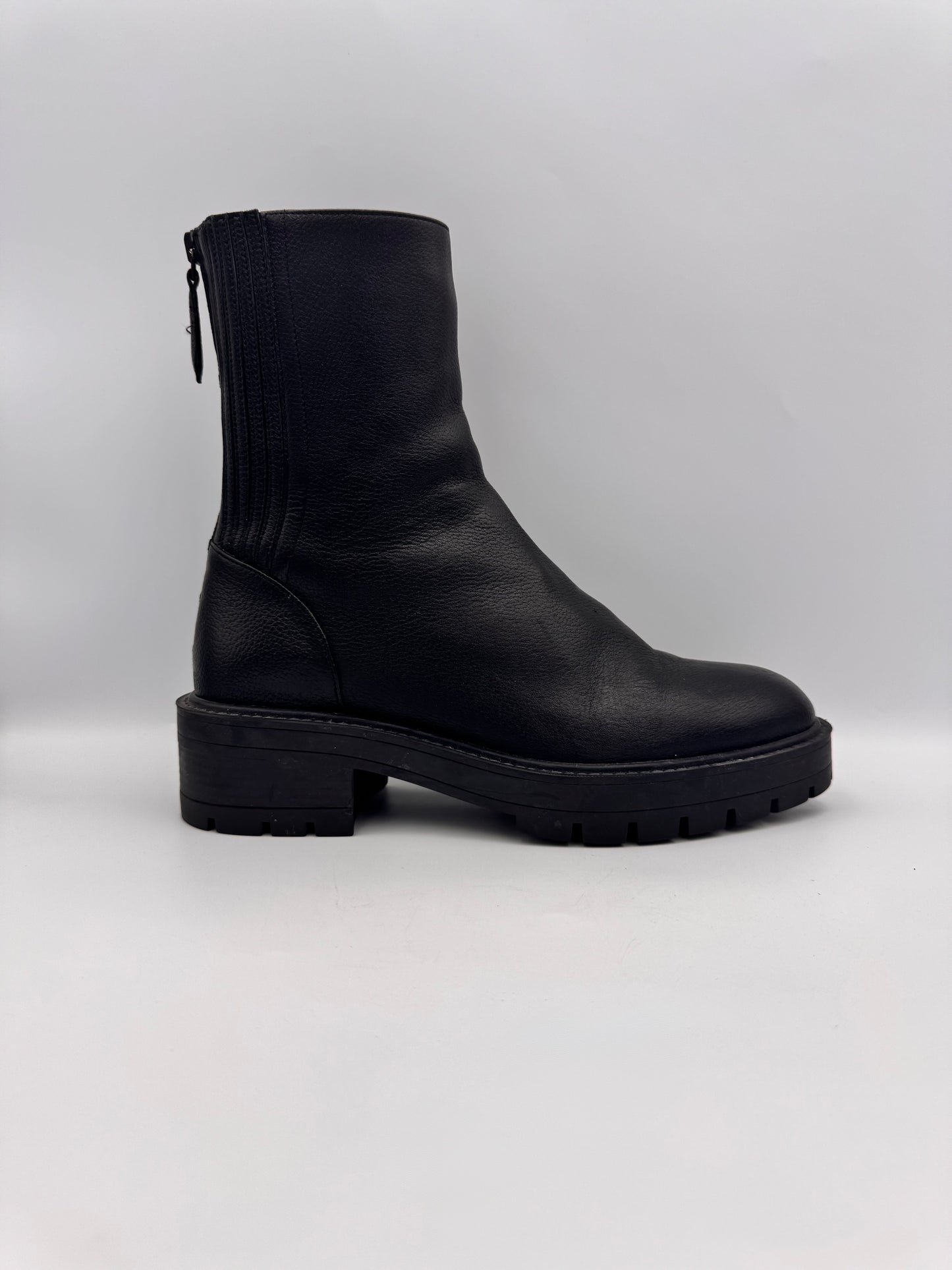 AQUAZZURA Black Chunky Boots Size 38