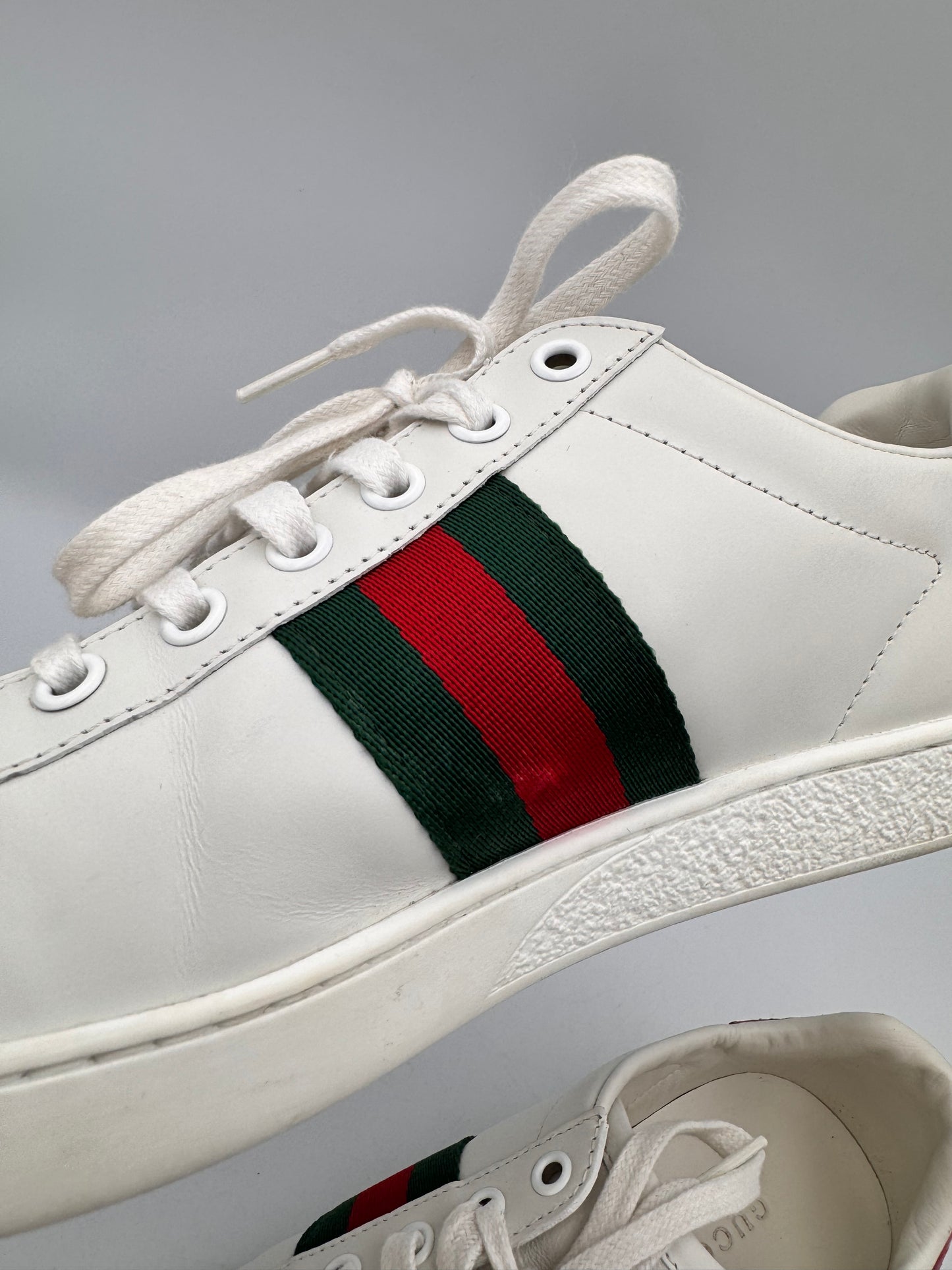 GUCCI Ace Trainer White Size 38 comes with Full Set