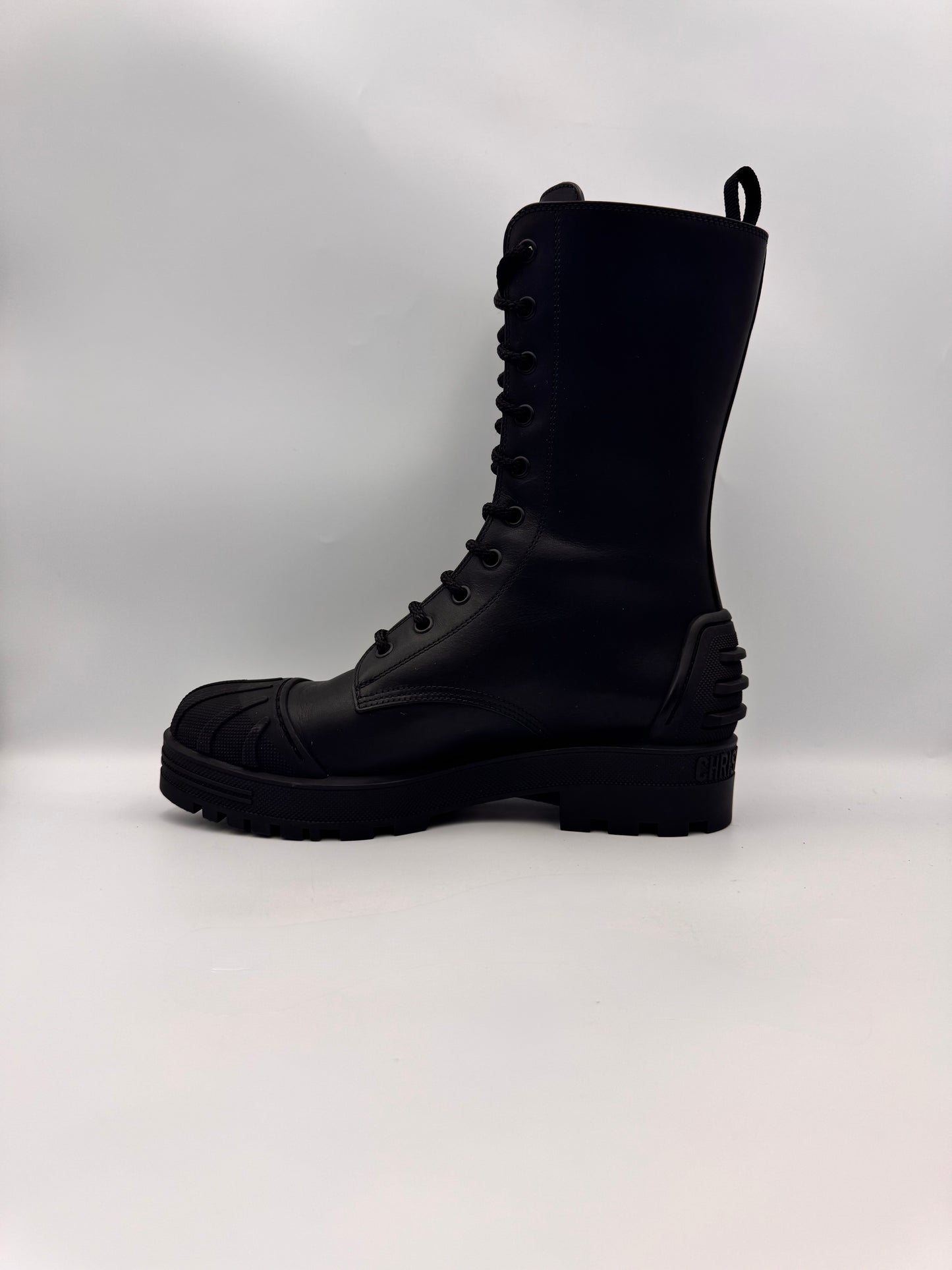Christian Dior Lace Up Boots Size 38.5