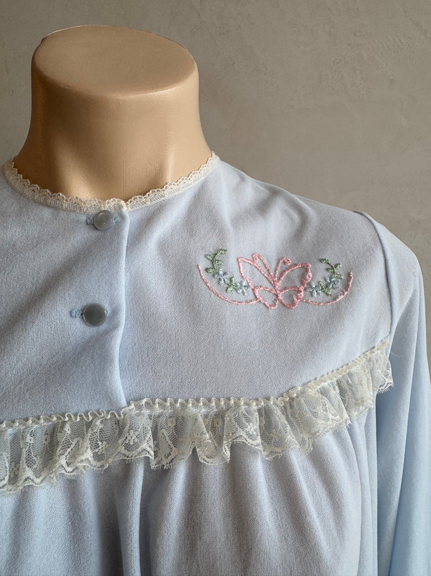 Vintage Pedita blue gown -size 10