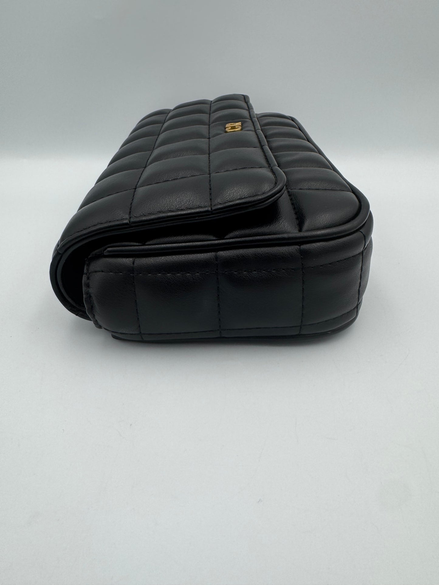 Country Road Black Quilted Crossbody