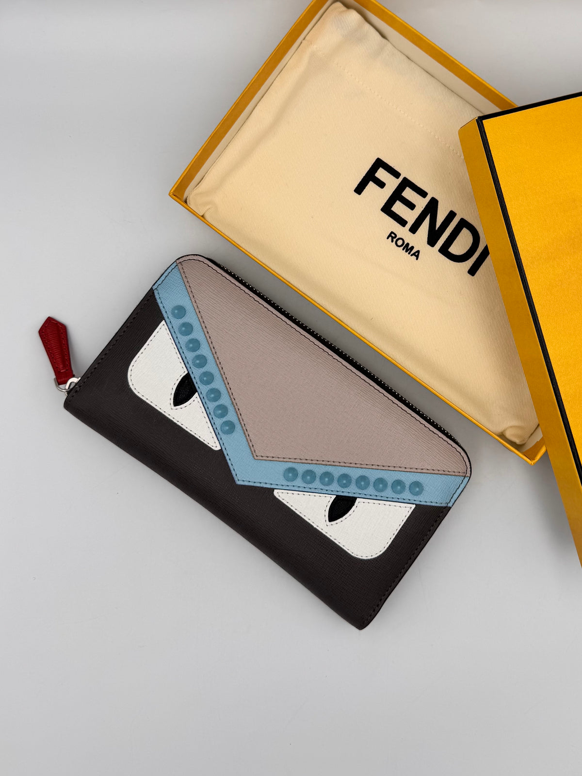 FENDI Monster Eyes Wallet New In Box