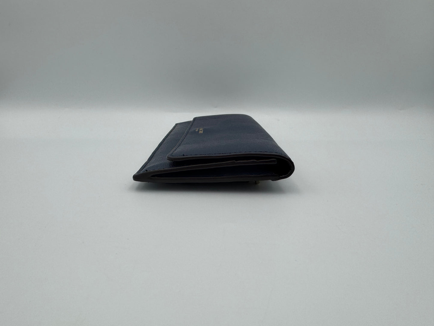 Coach Saffiano Wallet Navy