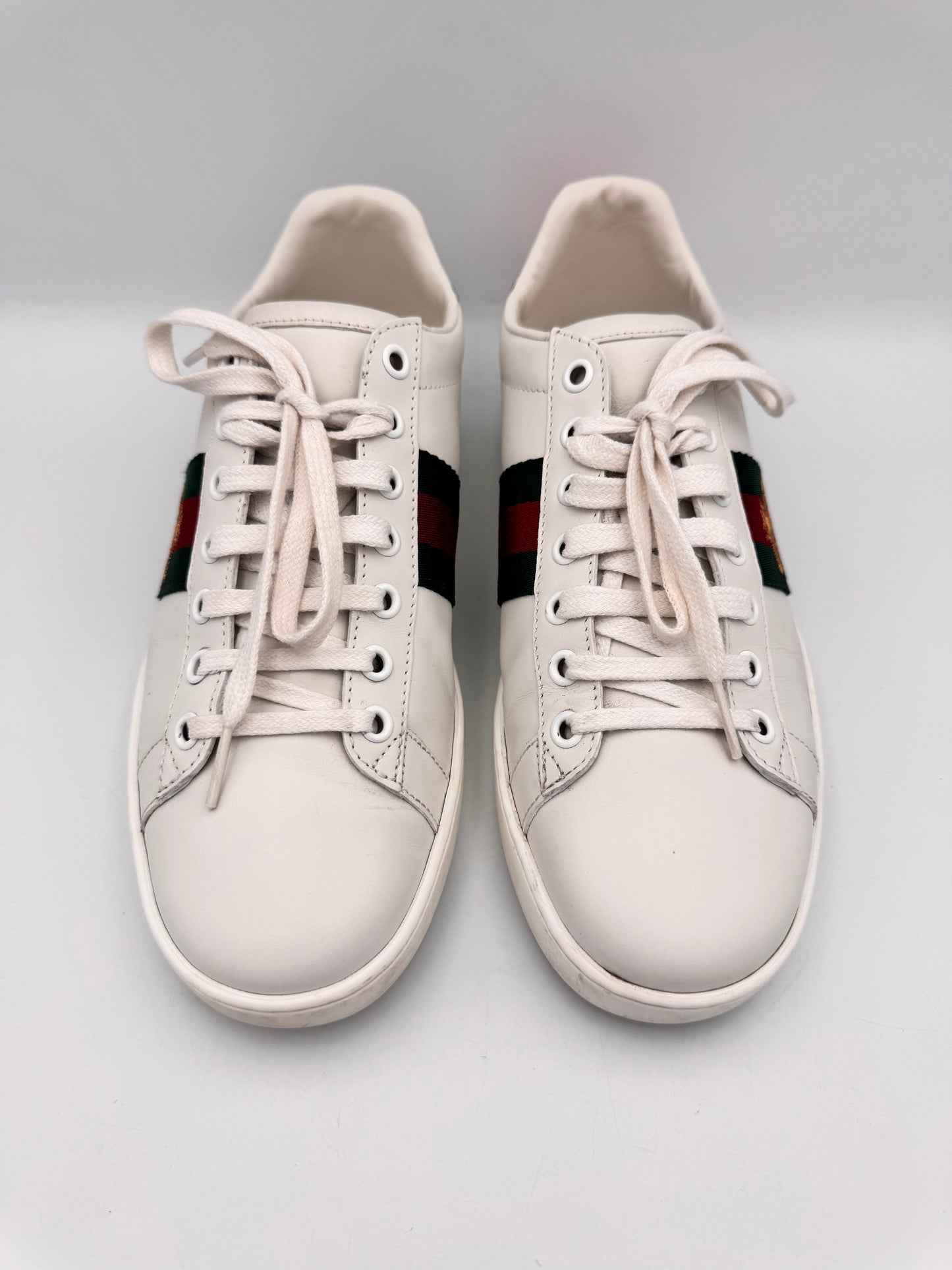 GUCCI Ace Trainer White Size 38 comes with Full Set