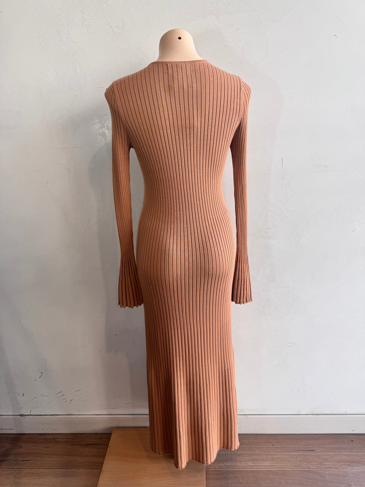 Friends with Frank brown knit Dress NWT - size S