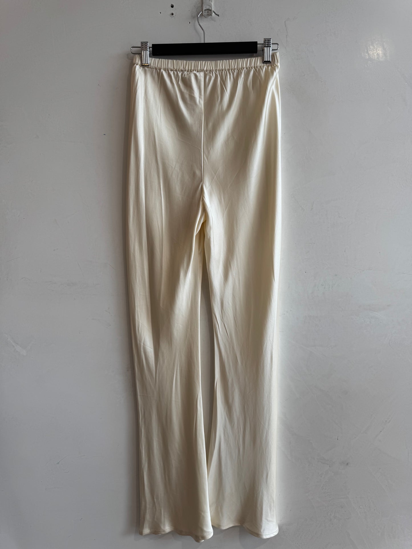 Pippa Champagne Satin Pants - size XS