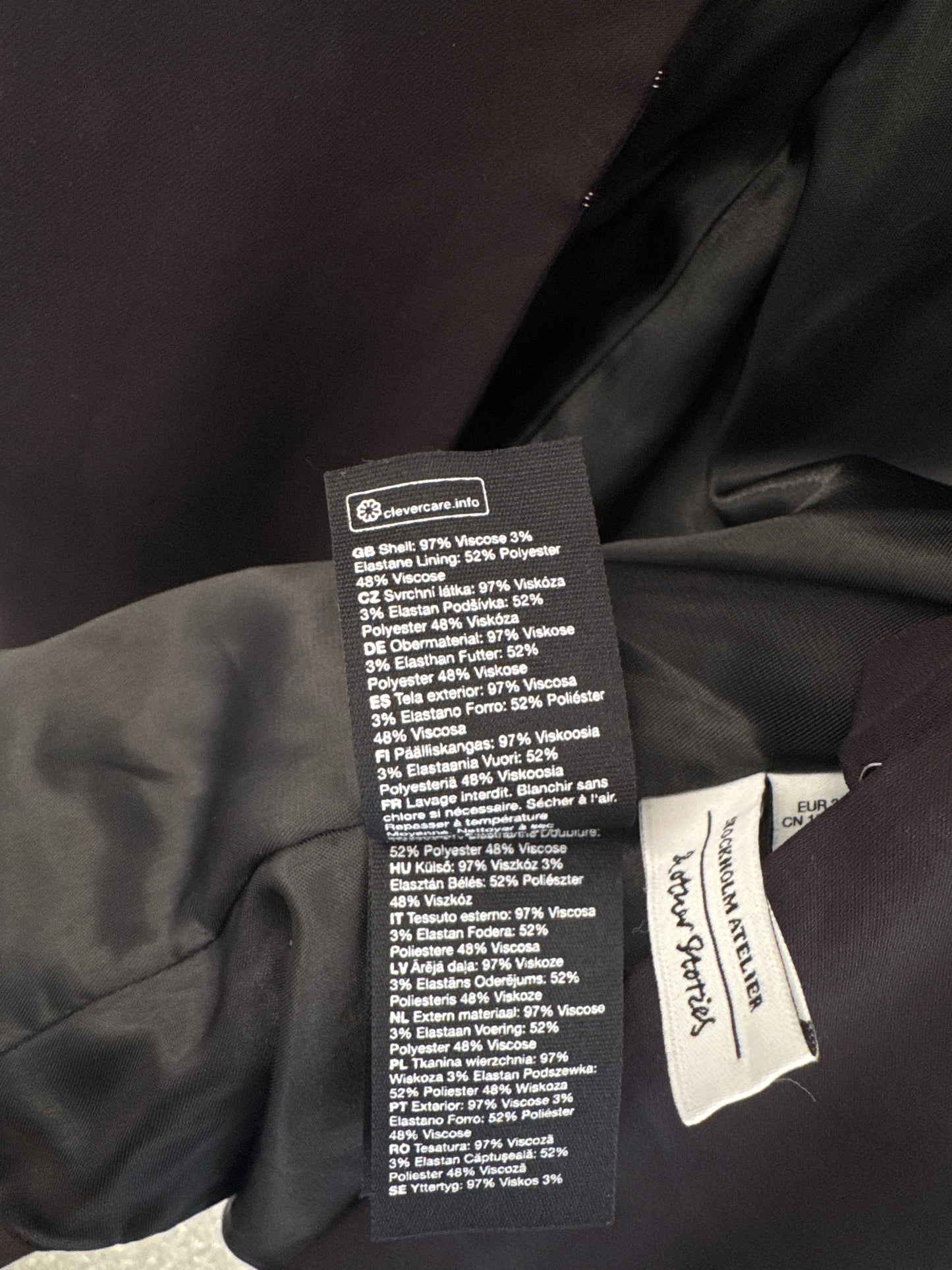 & Other Stories Black Jacket - Size 34