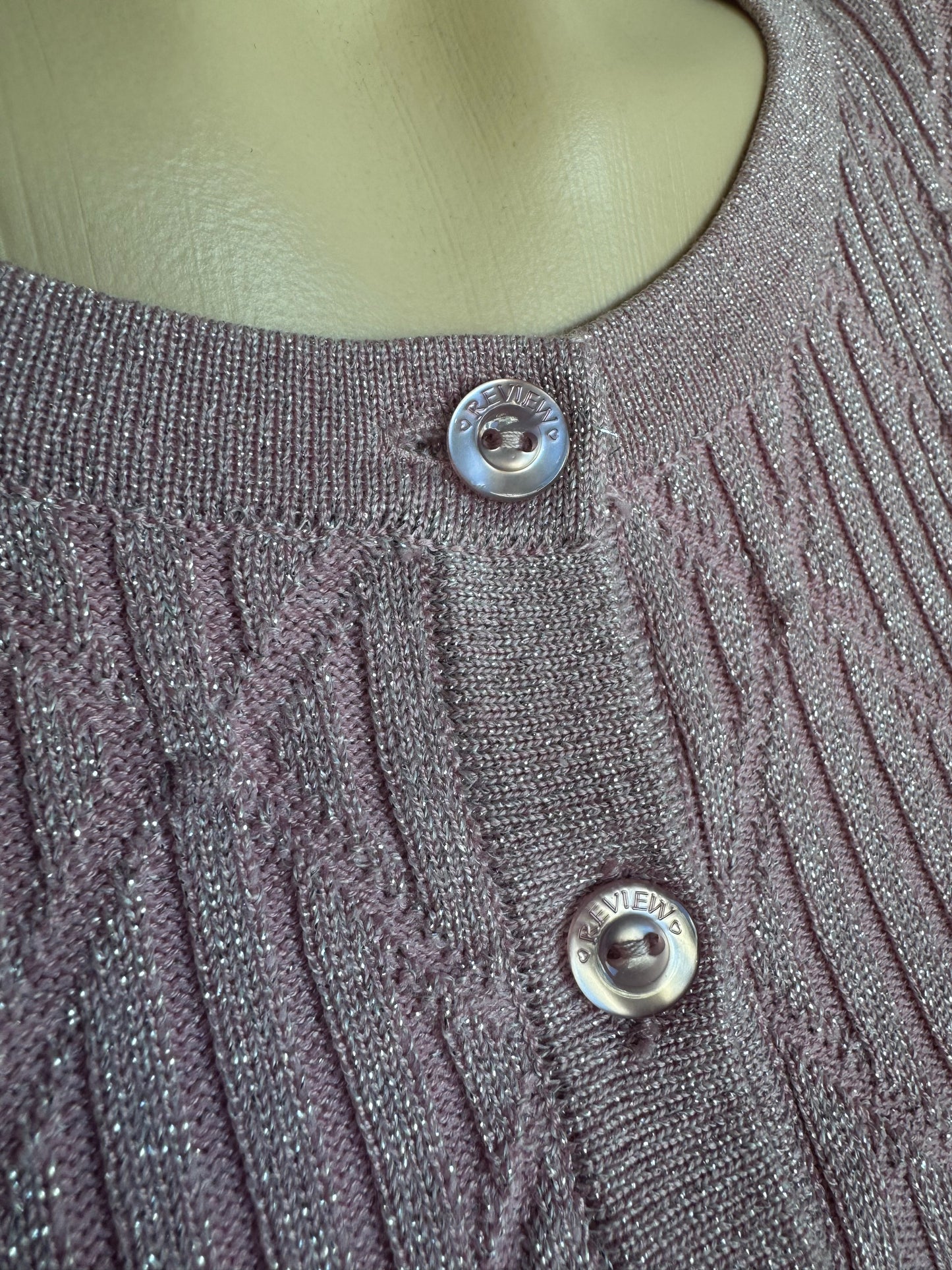 Review Pink Cardigan - size 6